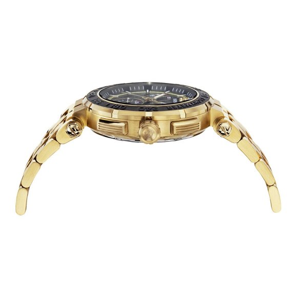 Versace Men Black 45mm Watch w/ box